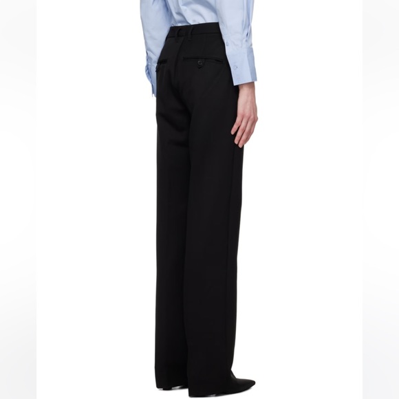 NWT Anine Bing Black Classic Wool Trouser Size 40. - Picture 3 of 16